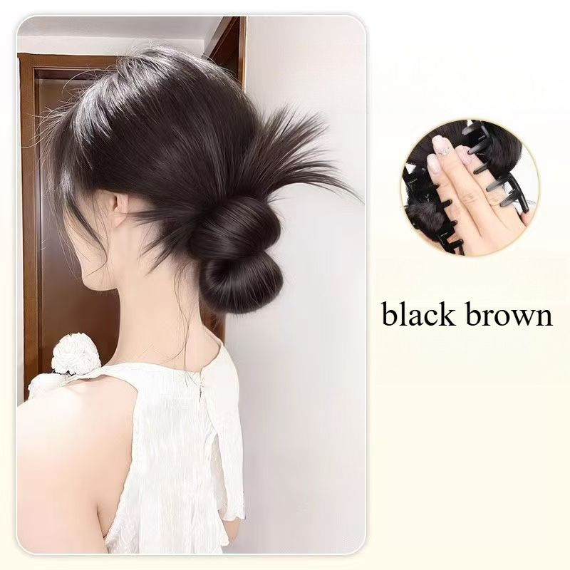 ปอมปาดหลังเทียม กระจุกผมตุ๊กตาติดหนีบในวินาที - ทรงผมสวยฟู เพิ่มความหนาแน่น - สำหรับผมบาง ผมสั้น - รูปที่ 4