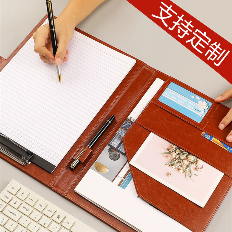 โฟลเดอร์หนังธุรกิจสํานักงานโฟลเดอร์สัญญาผู้จัดการสัญญาโฟลเดอร์การจัดเก็บข้อมูลหนังสือที่กําหนดเองปั๊