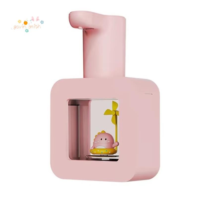 [Promote G]ตู้ทําสบู่อัตโนมัติใหม่สัตว์เลี้ยงน่ารักติดต่อฟรีชาร์จ USB 400ml เครื่องจ่ายของเหลวล้าง Handtizer