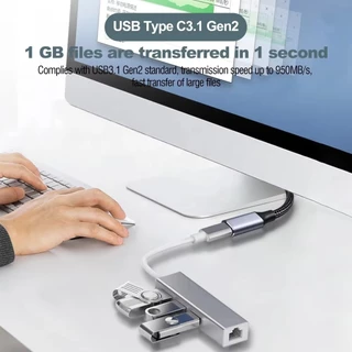 USB C 3.1 PD100W 10Gbps 4K 60HZ ไนลอนถักสายชาร์จข้อมูลประเภท C ถึง Type C สายสําหรับ MacBook แล็ปท็อปโทรศัพท์มือถือแท็บเล็ต