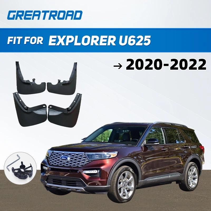 4x MudflapsสําหรับFord Explorer U625 2020-2022 2021 Anti-splash Upguards Mud Flaps Mudguards Fenderด