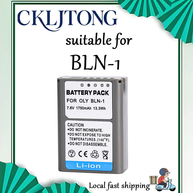 เหมาะสําหรับแบตเตอรี่กล้อง Micro Mono Olympus BLN-1 EM1, EM5, EM5, EP5, PEN-F, EM5ii (แบตเตอรี่ OEM 