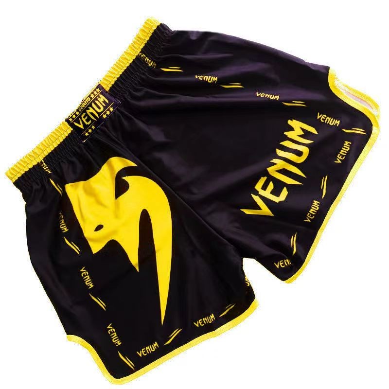 กางเกงขาสั้น Venom Muay Thai แห้งไวสำหรับการฝึกซ้อม มวยและSanda MMA อุปกรณ์ออกกำลังกาย