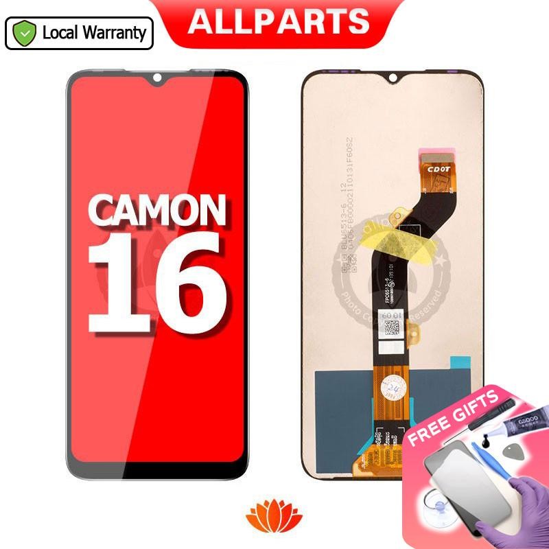 Display​ จอ ทัช สำหรับ Tecno Camon 16 CE7 CE7j LCD  หน้าจอ พร้อมทัชสกรีน