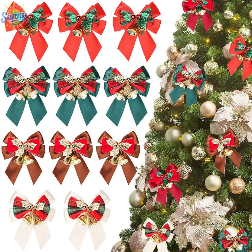 โบว์ระฆังขนาดเล็กคริสต์มาส / ต้นคริสต์มาสกุทัณฑ์แขวนตกแต่ง / เครื่องประดับบ้านปีใหม่