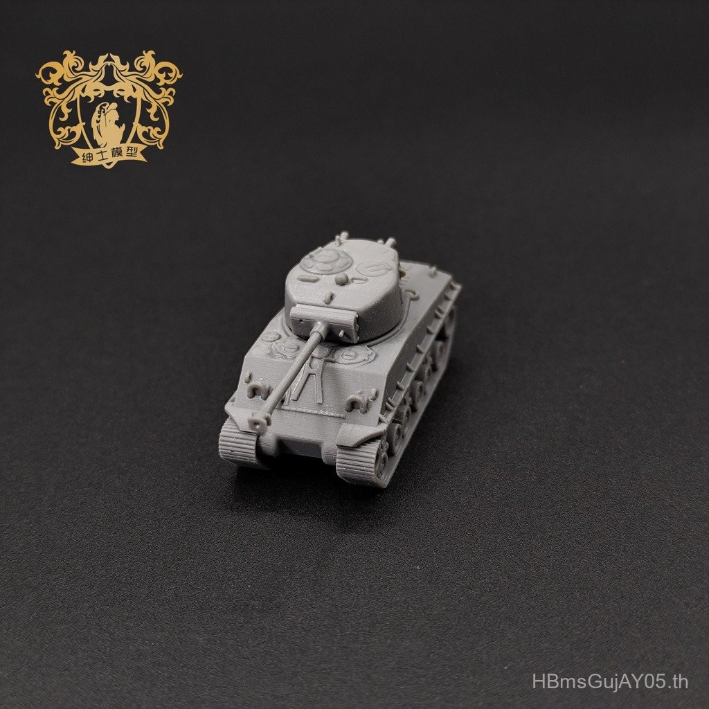 สินค้าใหม่ กลุ่มธรรมดา M4A3E8 Furious Sherman Medium Tank 1/144 Scale Tank Model 3D Printing Model