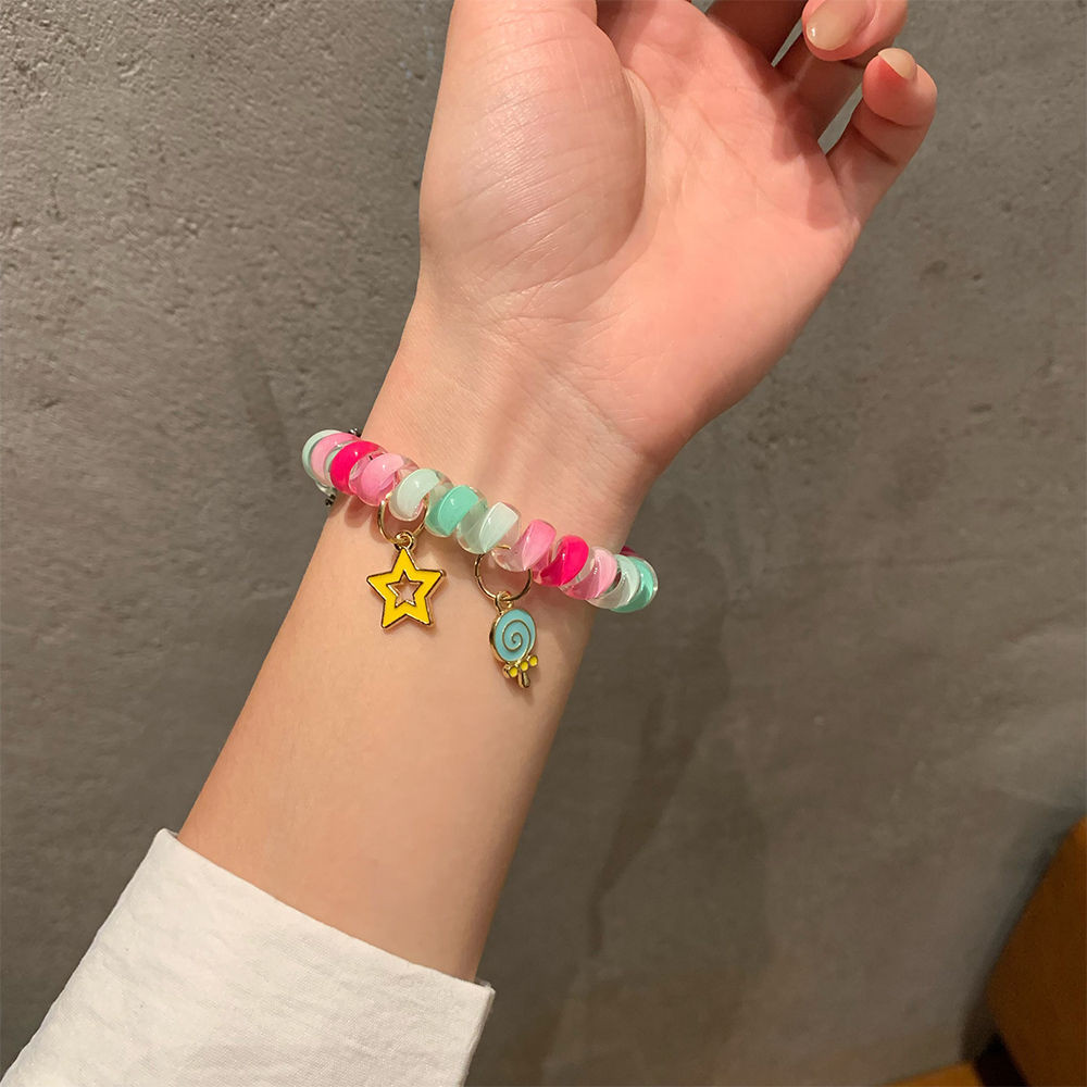 สายลูปเดี่ยวน่ารัก TPU for Smartwatch Mi Band 10 9 8 รูปที่ 3