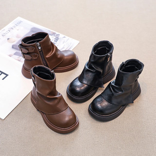 รองเท้าสำหรับเด็กหญิงอายุ 5-8 ปี แบบ Retro K-pop หน้ายางนิ่ม…