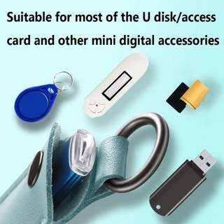 IMIHAN1 กระเป๋าเก็บของฝาครอบป้องกันหนัง Pendrive USB แฟลชไดรฟ์