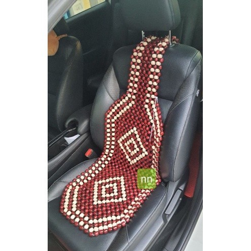 ที่หุ้มเบาะ K-RUBBER หุ้มเบาะรถยนต์ลูกปัดไม้คลายปวดเมื่อย (มี2สี) K-RUBBER