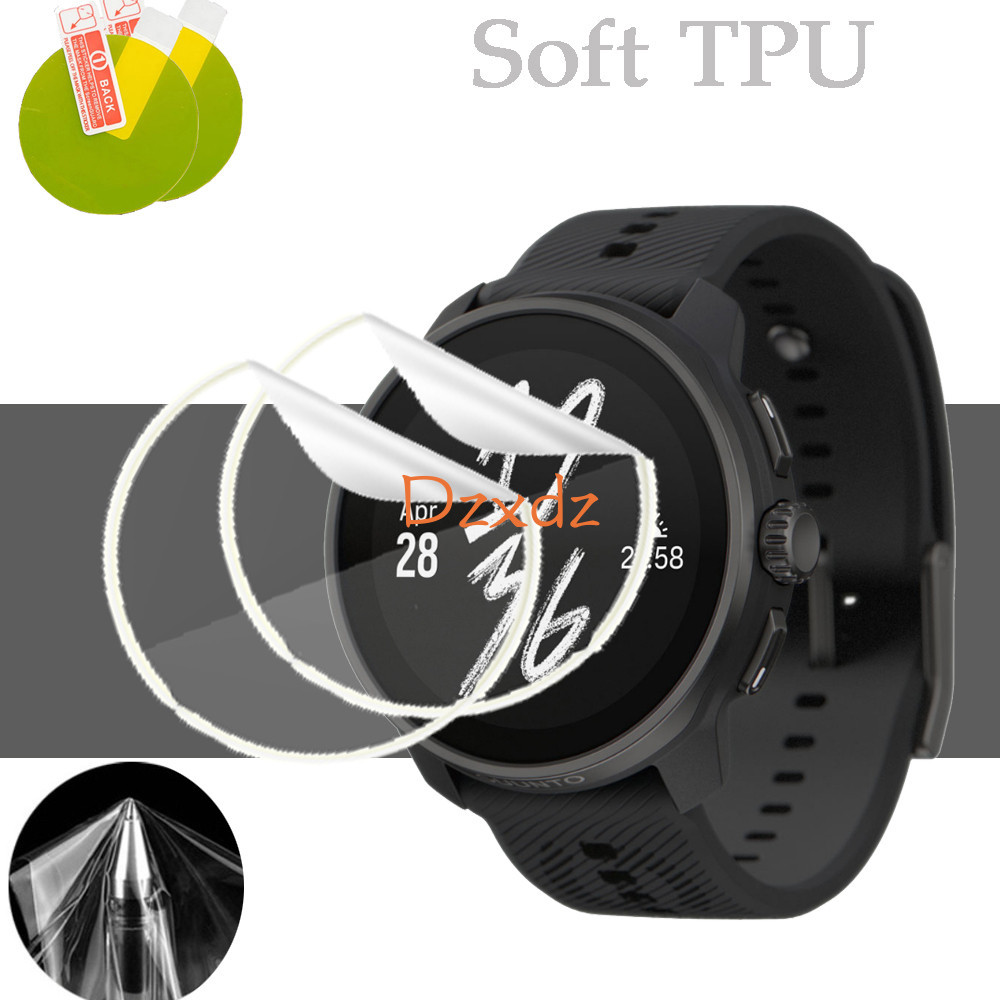ตัวป้องกันหน้าจอ HD ฟิล์มป้องกันที่ชัดเจนสําหรับ Suunto Race S สมาร์ทวอท์ช TPU ฟิล์มนาฬิกาไฮดรอลิก
