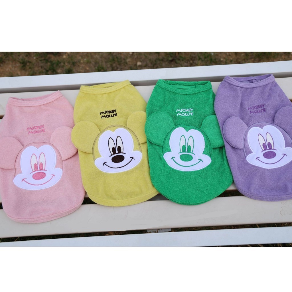 เสื้อผ้าสัตว์เลี้ยง แมว สุนัข ผ้าเช็ดตัว ผ้า การ์ตูน เสื้อกั๊กปัก CL-FS-SS