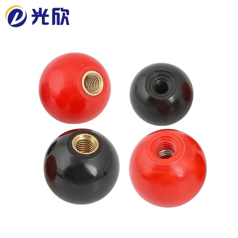 [GX] Bakelite Handle Ball ลูกบอลพลาสติก Bakelite Operation Rod Ball Head Handle Copper/Iron Core Ball M5M6M8M10M12M16