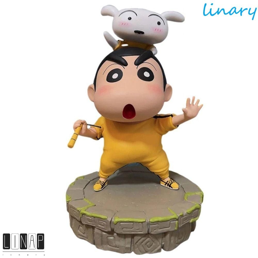 Culinaryhv Crayon Shin-Chan ตัวเลข,ของเล่น PVC ตุ๊กตา Nohara Shinnosuke รูป,คริสต์มาส Kawaii 14 ซม.Kung Fu เครื่องประดับรถ