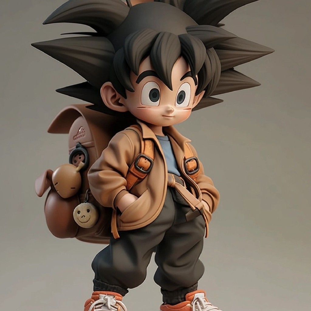 Funsky-studio Dragon Ball Student Goku รุ่น Q อินเทรนด์เล่น GK รูปปั้นของขวัญตกแต่งรูป