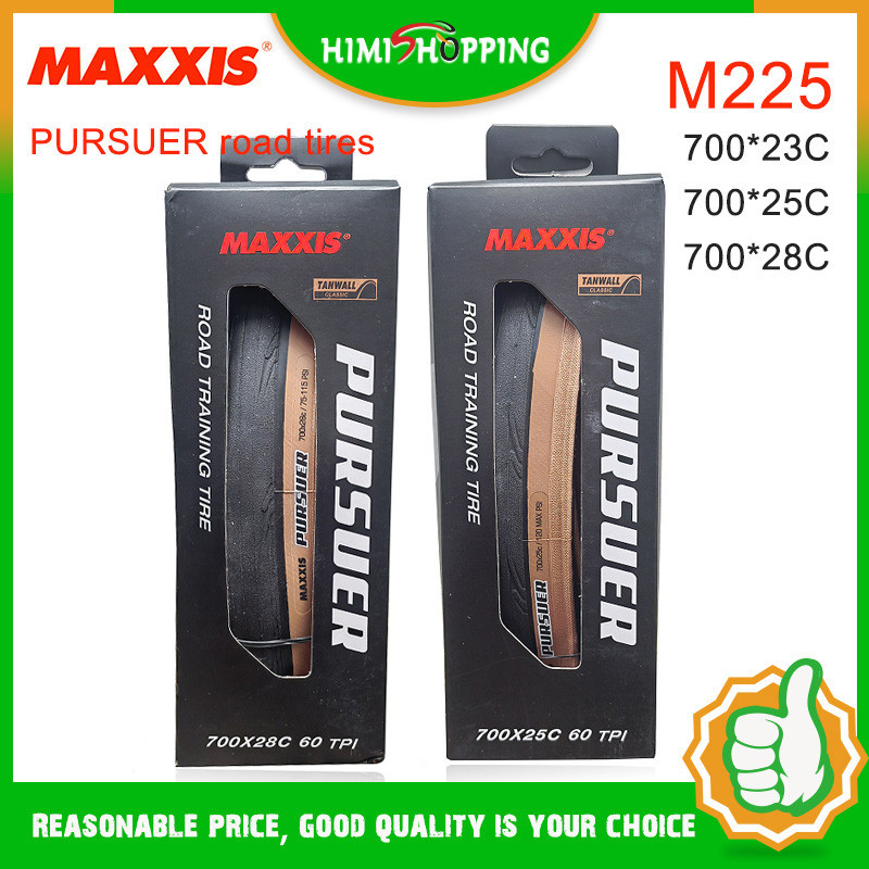 [พร้อมสต็อก] 1pc MAXXIS M225 PURSUER Tires ยางจักรยานเสือหมอบ 700x23C / 700x25C / 700x28C กีฬาระดับพับแผนที่ยาง 700*32C อุปกรณ์ขี่จักรยาน