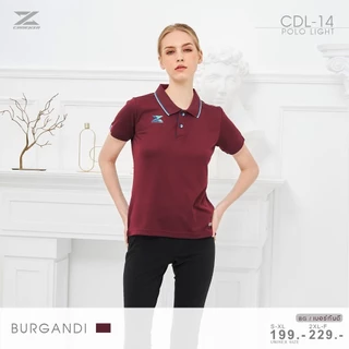 CADENZA เสื้อโปโลผู้หญิง เสื้อคอปก พรีเมี่ยม คาเดนซ่า รุ่น CDL-14Y สีแดง/เลือดหมู/เหลือง/ส้ม/น้ำเงิน