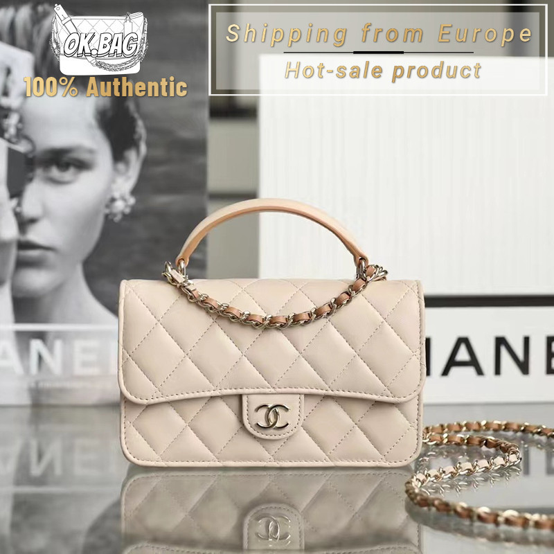 Chanel CHANEL 23P Lambskin WOC chain bag กระเป๋าสะพายสุภาพสตรี