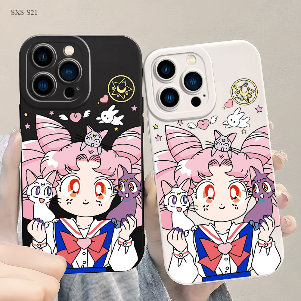 Samsung Galaxy S21 S20 S10 S9 S8 FE Plus Ultra S21+ S20+ 5G เคสซัมซุง Sailor Moon เคส