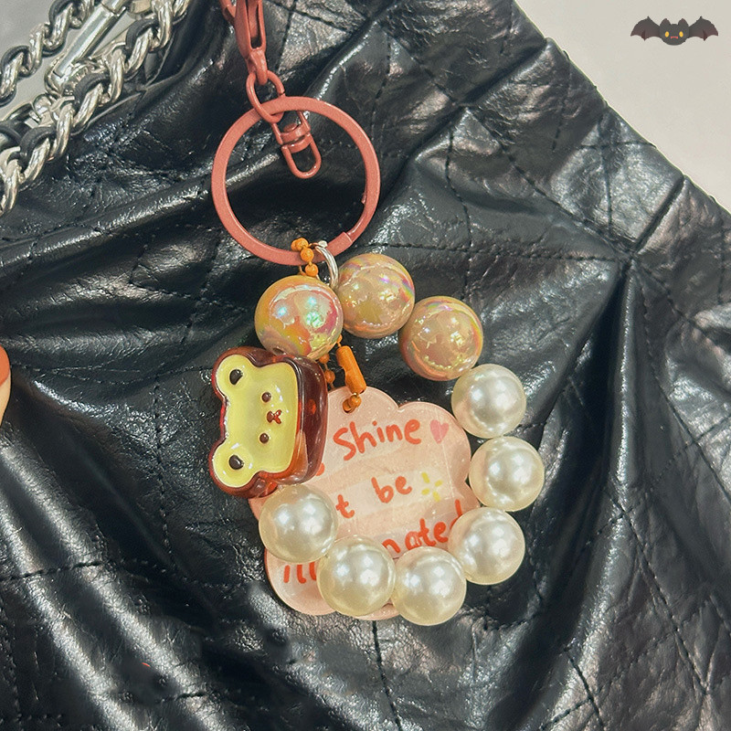 [PE] สร้อยข้อมือลูกปัดมุกโซ่โทรศัพท์เชือกเส้นเล็กสีสันสดใสดอกไม้ผีเสื้อโทรศัพท์เสน่ห์พวงกุญแจพวงกุญแจพวงกุญแจพวงกุญแจพวงกุญแจสายรัดข้อมือโทรศัพท์สมาร์ท TH