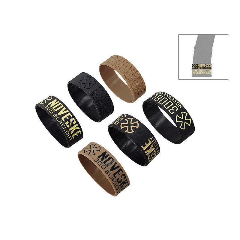 NOVESKE N4·300BLK สายรัด Bundling มัลติฟังก์ชั่น ‌สายรัดข้อมือกีฬายืดหยุ่นพร้อมแถบยางผูกมัดระบุยืดหยุ่น