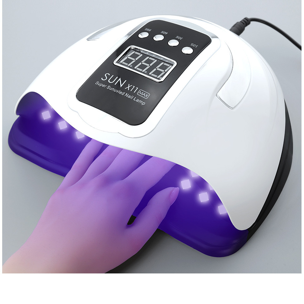 Limegirl SUN X11 MAX UV lamp 66 LEDs UV light เครื่องเป่าเล็บ Quick lamp Auto Sensor Gel Polish โคมไฟเล็บ