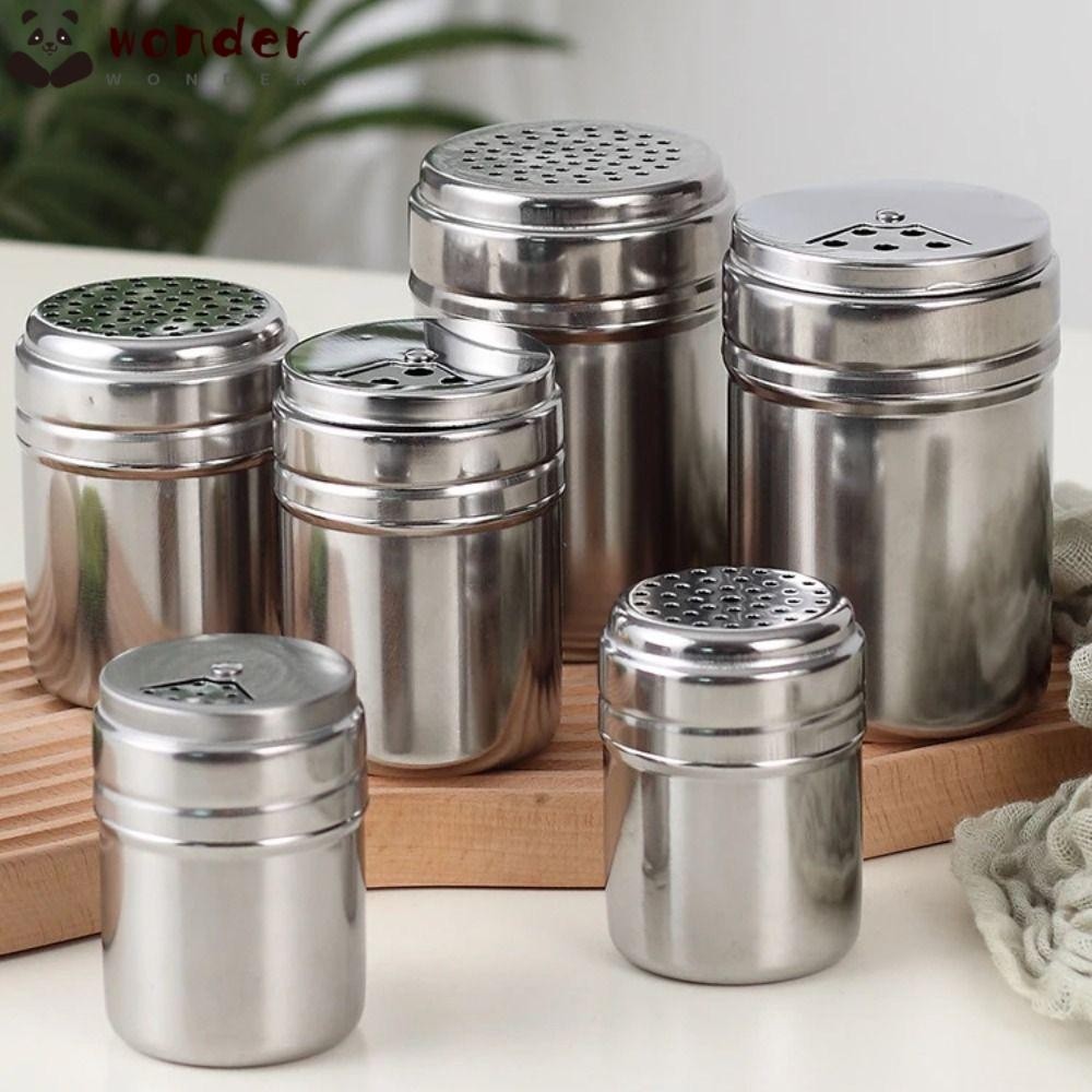 สิ่งมหัศจรรย์ ขวดน้ําตาลเกลือ,ฝาหมุนอเนกประสงค์ขวดปรุงรส,ขวดเครื่องเทศที่ทนทานสแตนเลสแกดเจ็ตในครัวเครื่องเทศพริกไทยปั่น