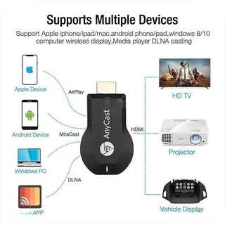 ⚡⚡ Anycast M18 Plus WIFI Display HDTV จอแสดงผล HD อุปกรณ์ที่ใช้ร่วมกันหน้าจอไร้สายเชื่อมต่อโทรศัพท์กับทีวีรองรับ Android