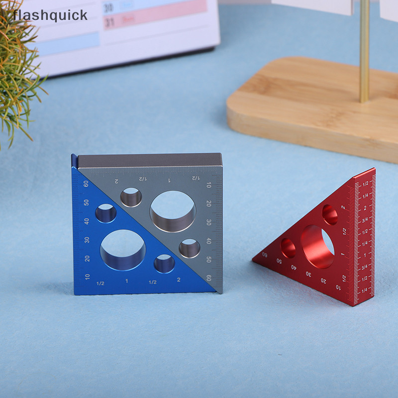 Flashquick มุมขวาเครื่องหมายไม้บรรทัดสแควร์ช่างไม้มืออาชีพ Joinery งานไม้แกะสลัก Diy เครื่องมือตารางเลื่อยอุปกรณ์เสริม Nice