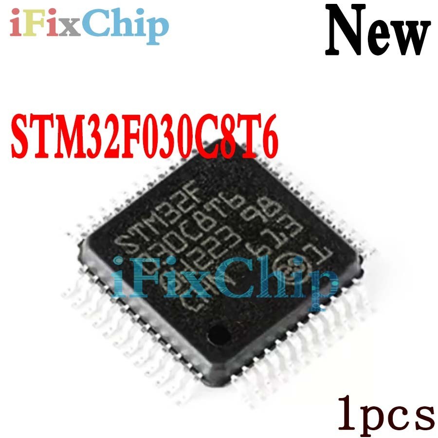 1 ชิ้นใหม่เอี่ยม STM32F030C8T6 STM32F 030C8T6 QFP-48