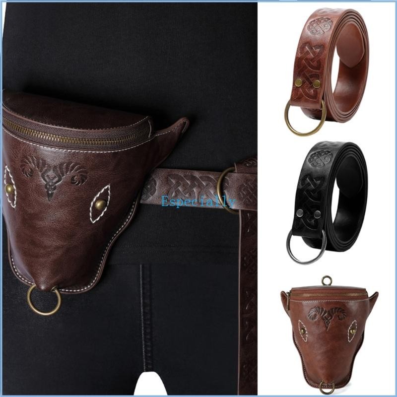 Esp เข็มขัด Pouches Renaissance เครื่องแต่งกายอุปกรณ์เสริม LARP กระเป๋าคาดเอวคอสเพลย์กระเป๋าใส่เหรียญ