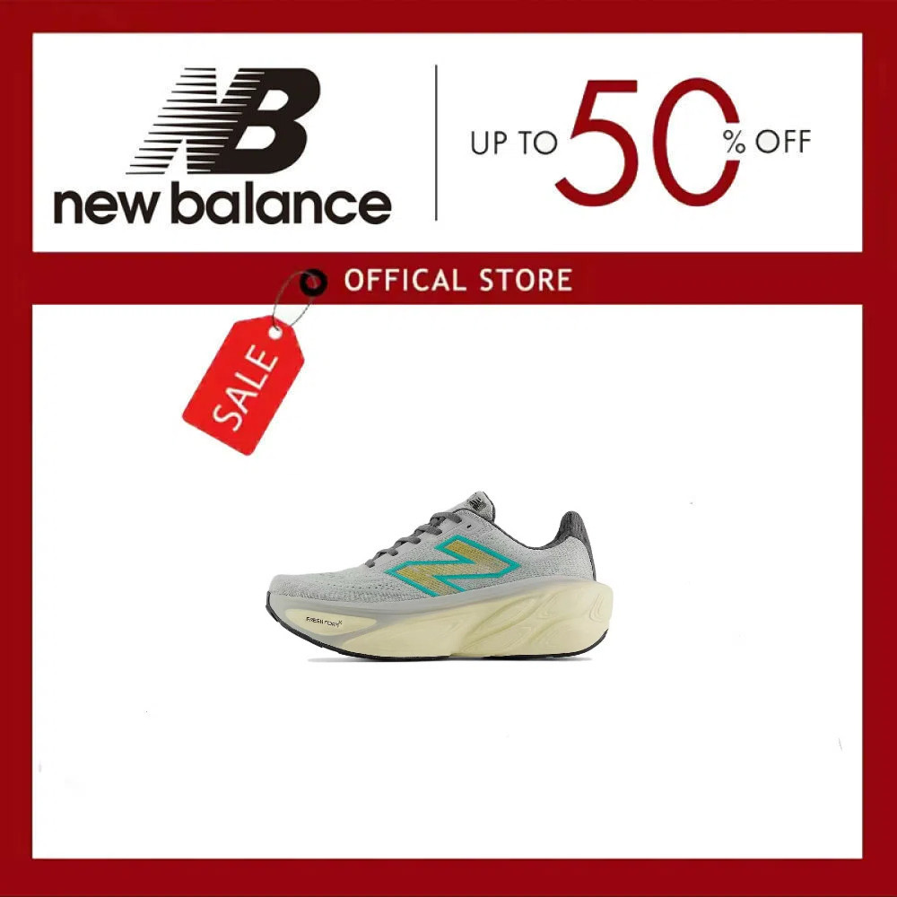 New Balance Fresh Foam Evoz v5 Grey Green รองเท้าวิ่ง Low-Top (ผู้ชายและผู้หญิง)