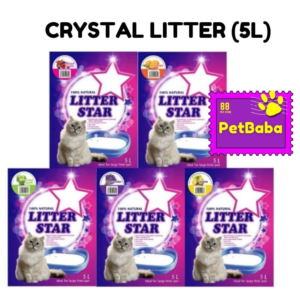 Litter Star Crystal CAT Litter (5L) Pasir Kucing Kristal - CAT CARE