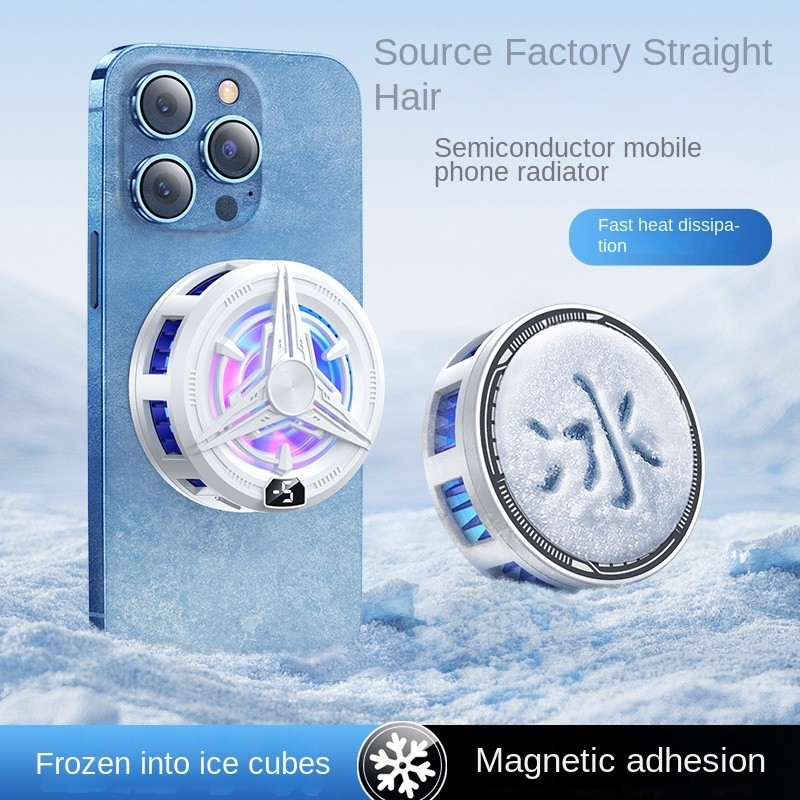 in Stockupgraded SR02 PRO เครื่องทําความเย็น Semiconductor Magnetic Back Clip Phone Heat Sink Live G