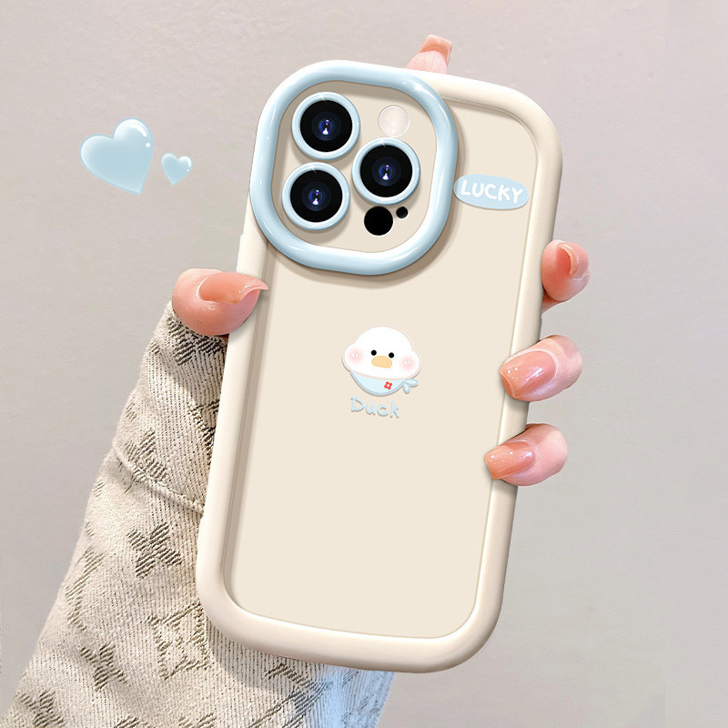 INSการ์ตูน เคสโทรศัพท์มือถือ for iPhone 11 15 14 13 12 Pro Max XR 6 7 14 15 Plus X XS Max TPUซิลิโคนเปลือกนิ่ม กันกระแทก