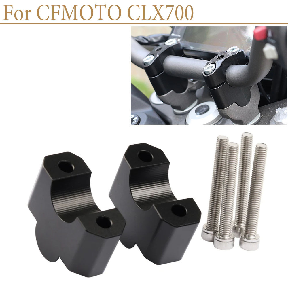 สำหรับ CFMOTO CF Moto 700 CLX 700 700CLX CLX700มือจับรถจักรยานยนต์ที่หนีบอุปกรณ์เสริมที่ยึดบาร์28มม.