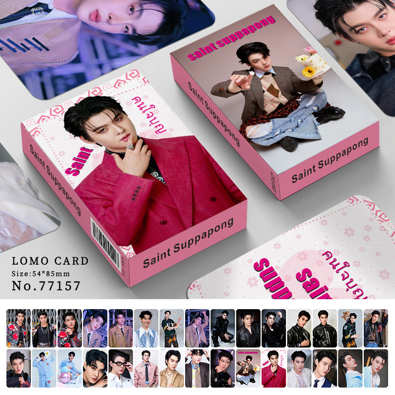 Saint Suppapong Perth Chimon 4EVE การ์ดโลโม่สองด้าน Photocard 30 ชิ้น/กล่อง