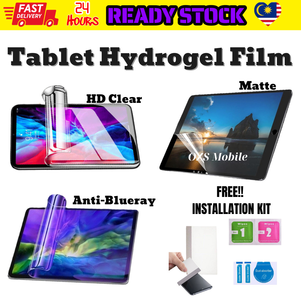 Lenovo Tab K10 Pad Pad Pro Plus Legion Y70 Y700 โยคะแท็บ 11 13 สมาร์ทแท็บแท็บเล็ตฟิล์มไฮโดรเจลHD cle