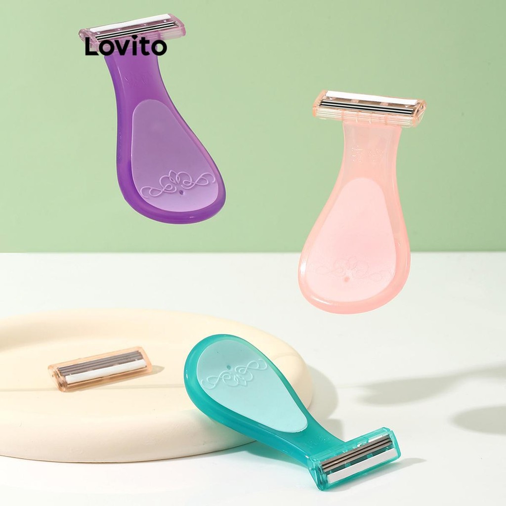 Lovito เครื่องมือกำจัดขนแบบธรรมดาแบบพกพาสำหรับผู้หญิง LFA44424