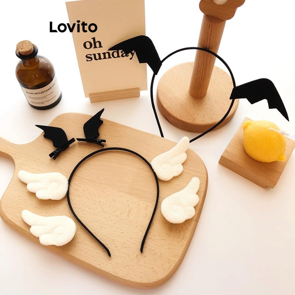 Lovito ที่คาดผมตลกธรรมดาน่ารักสำหรับผู้หญิง LFA44272