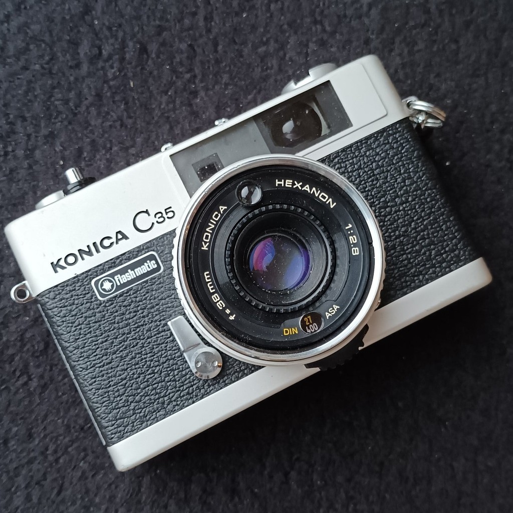 กล้องฟิล์มมือสอง [Sold As-Is] Konica C35 Flashmatic