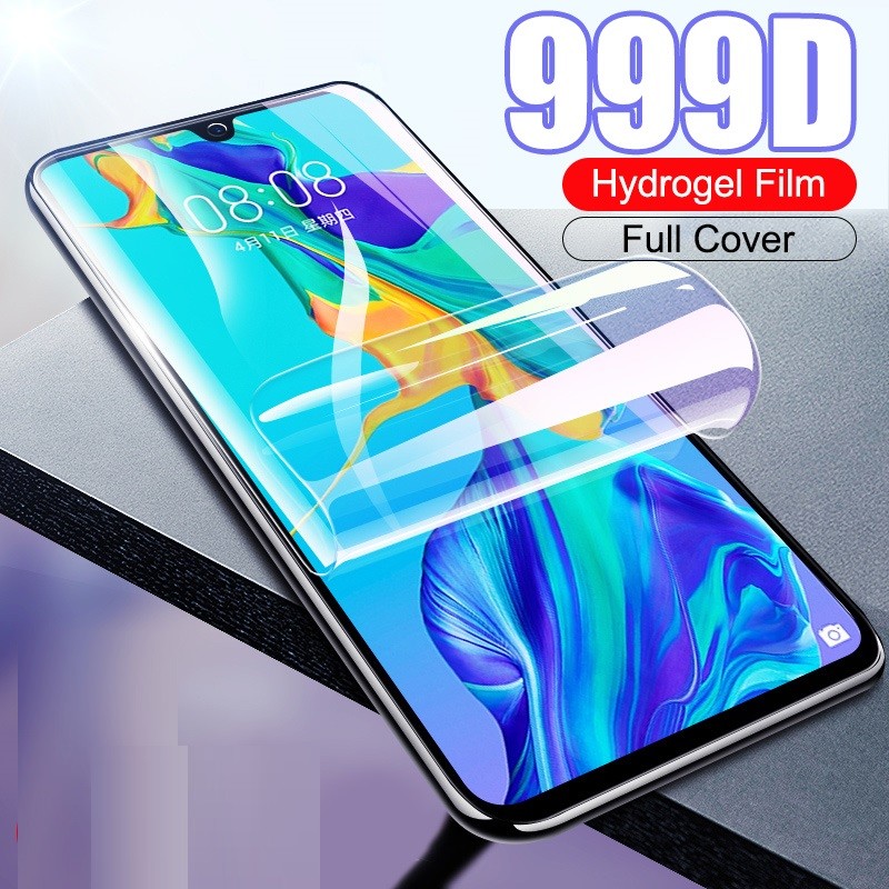 Oppoa31 OppoA7 OppoA5 OppoA1k 2 ชิ้น 999D HD Clear Soft Hydrogel ฟิล์มสําหรับ Oppo A31 A12e A9 A8 A7