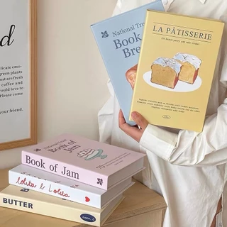 หนังสือปลอม ชุด 5 ชิ้น หนังสือแต่งบ้าน หนังสือจําลอง แบบพับได้ สไตล์โมเดิร์น สําหรับตกแต่งบ้าน