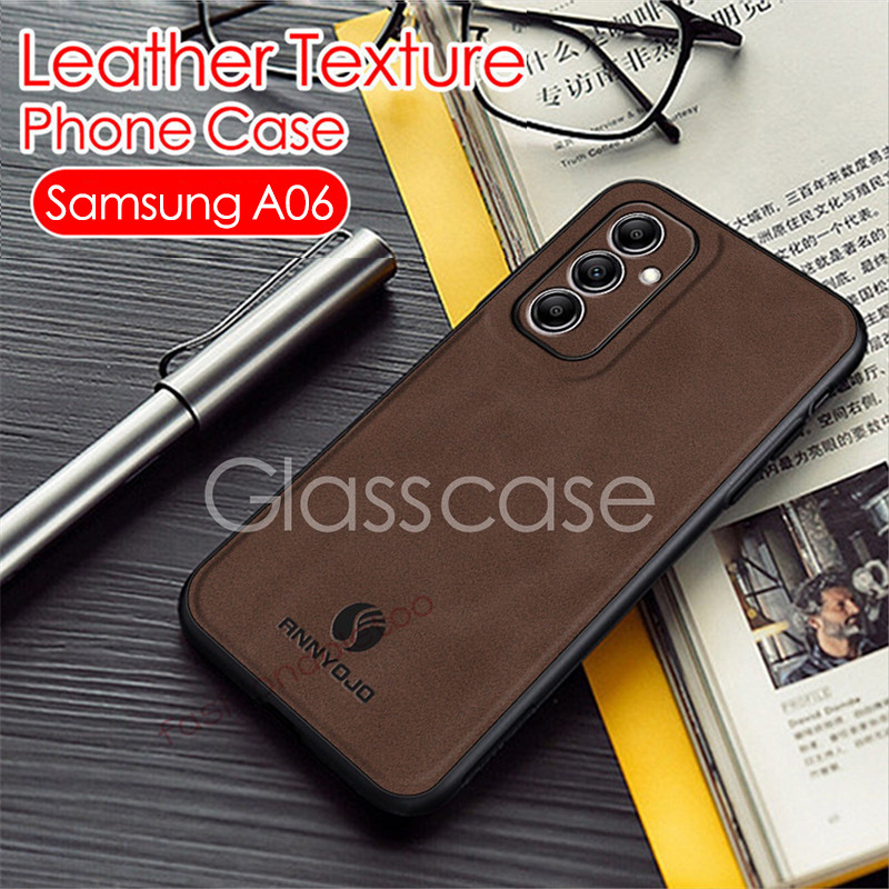 SAMSUNG ปลอกสําหรับsamsung Galaxy A06 A06s A16 A26 A36 A56 06 A 06s 16 26 A 36 56 2024 หนังโทรศัพท์กรณีเลนส์ป้องกันแฟชั่นCoqueปลอกกันกระแทกนุ่มกลับกรณีฝาครอบ