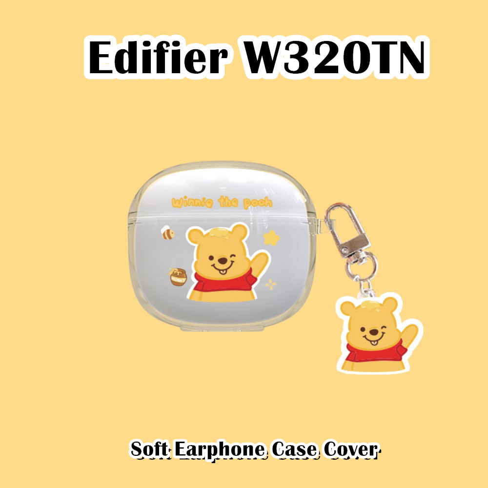 Trend Frontfor Edifier W320TN Case เคสหูฟัง Fresh Transparent Cartoon Soft Silicone Casing