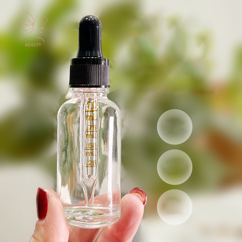 [maybeauty] ขวดหยดพร้อมสเกล Reagent Eye Drop ขวดปิเปตเหลวแก้วใสขวดรีฟิลเดินทาง {TH}