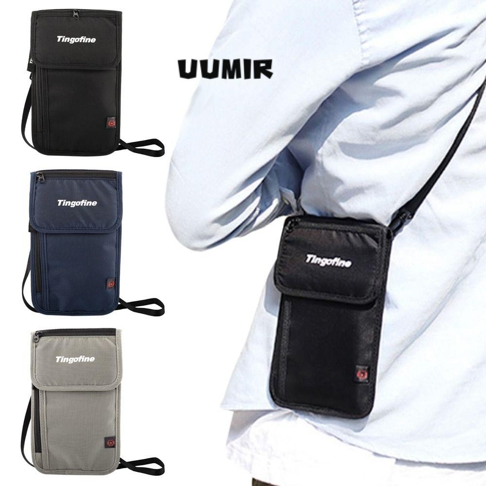 UUMIR กระเป๋า รหัสหนังสือเดินทาง RFID, กระเป๋าเอกสารไนลอนกันน้ํา, กระเป๋าหนังสือเดินทางอเนกประสงค์ผู้หญิง