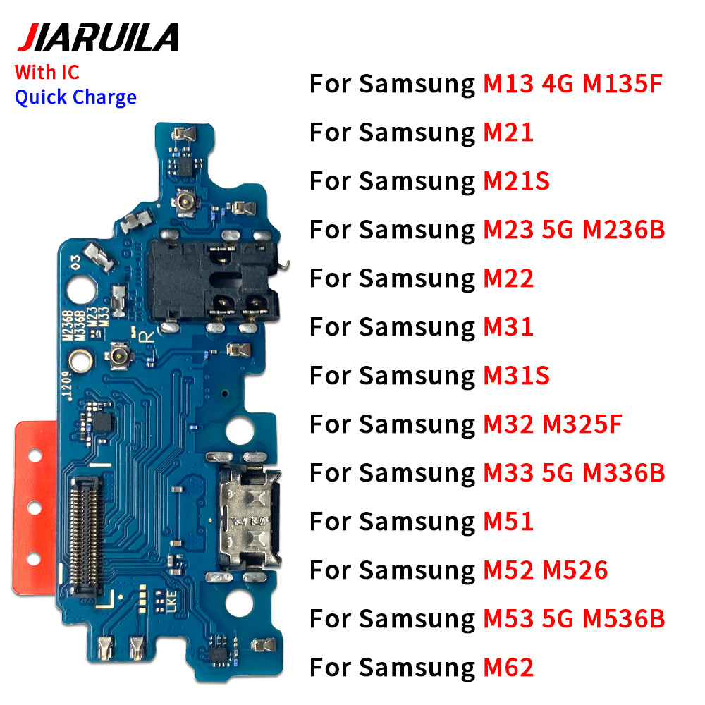 เเพรตูดชาร์จ แพรตูด แผงตูดชาร์จไฟ อะไหล Samsung M13 4G M135F M21 M31 M21S M22 M32 M325F M23 5G M236B M33 M336B M31S M51 M52 M53 M536