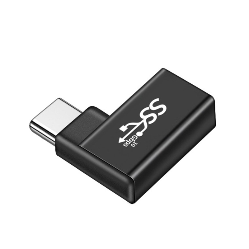 QUU Stable Type C เป็นอะแดปเตอร์ชาร์จ USB ที่มีมุม 90 องศาปลั๊กแปลง Type C เป็น USB การเชื่อมต่อ 90 