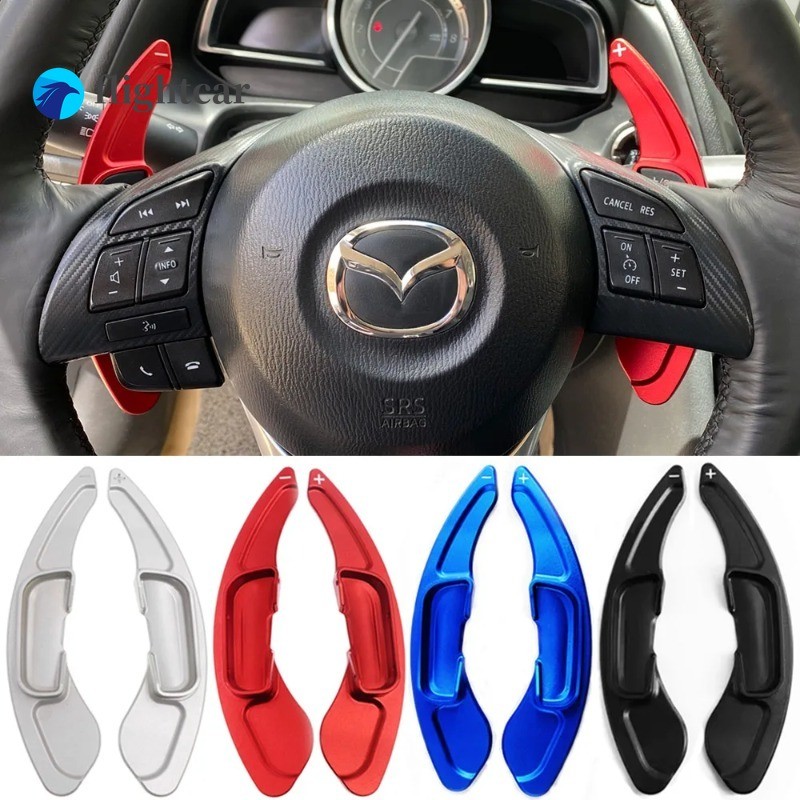 สําหรับ Mazda 2 DL Mazda 3 Atenza BM BN 6 GJ CX-3 DK CX-5 KF CX9 TC Skyactiv-CNG กีฬาพวงมาลัยรถ DSG 